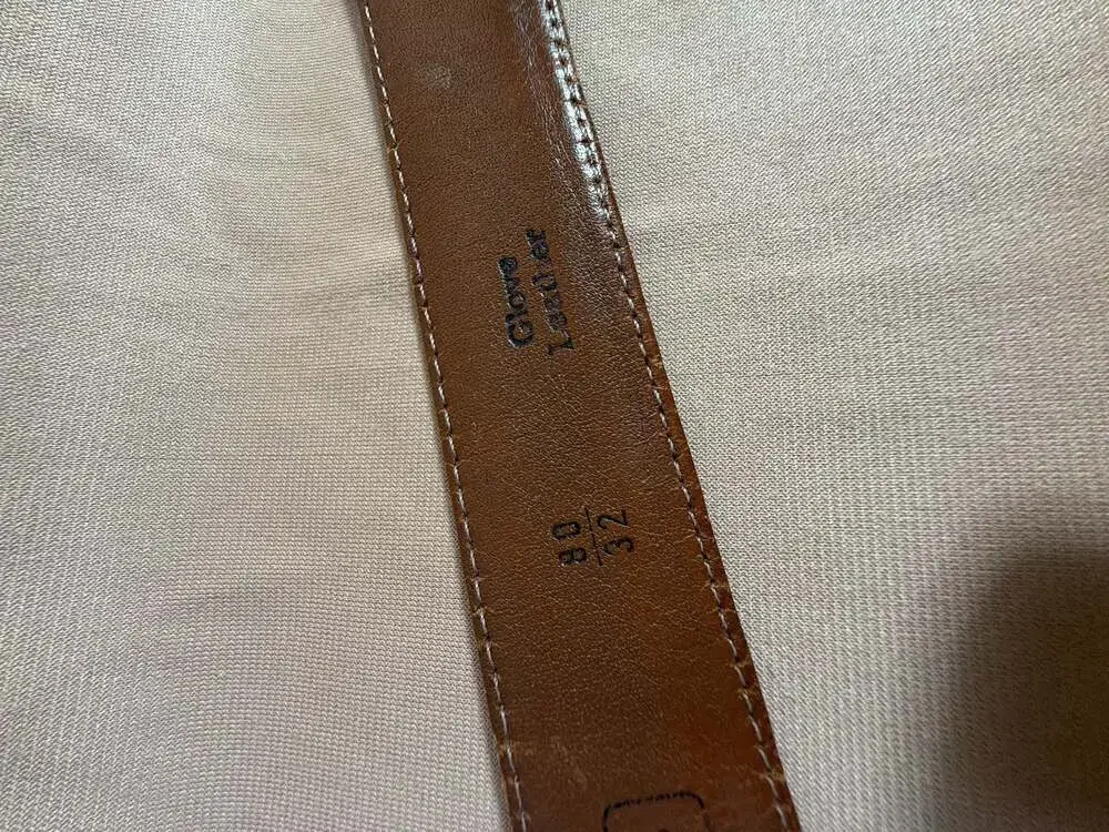 Dooney & Bourke Brown Leather Belt - Size 32/80